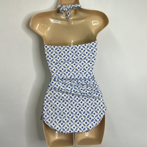 Hermoza Genevieve tie waist halter padded one piece swim bikini - Picture 4 of 7